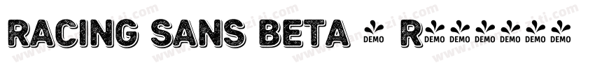 Racing Sans Beta 4 R字体转换
